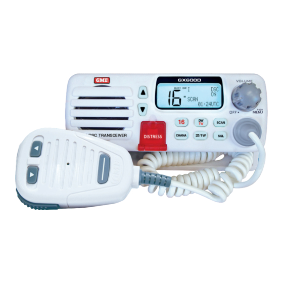 GME GX600DB Instruction Manual