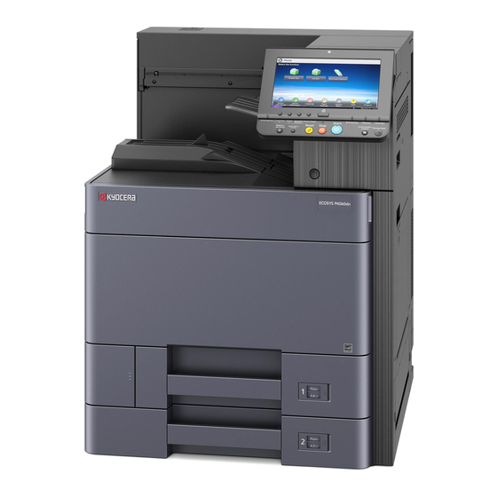 Kyocera ECOSYS P4060dn Quick Manual