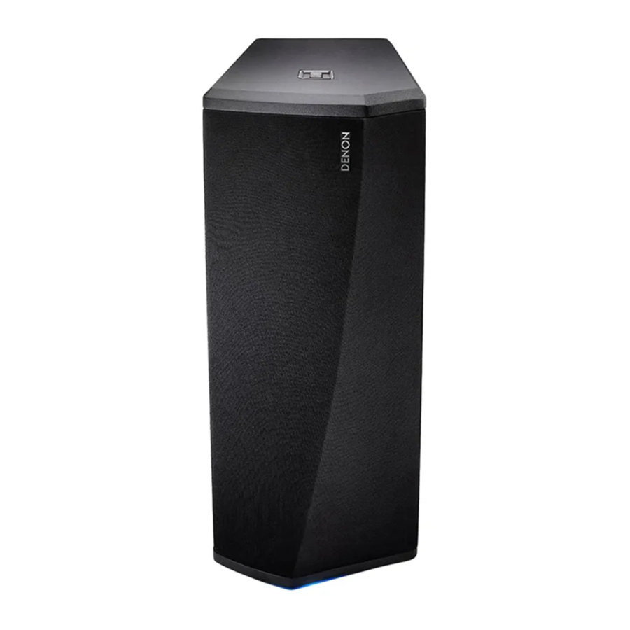 Denon DSW-1H - WIRELESS SUBWOOFER Manual