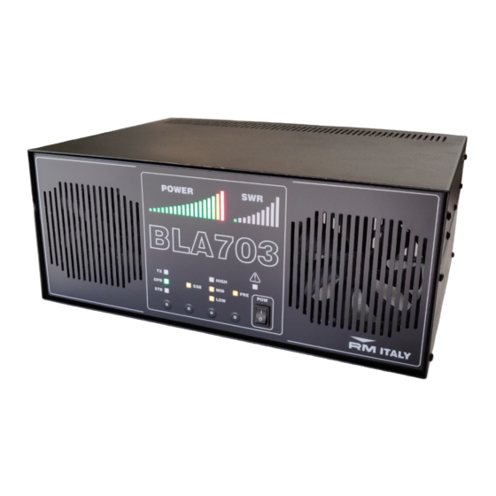 HSP BLA703 Quick Start Manual
