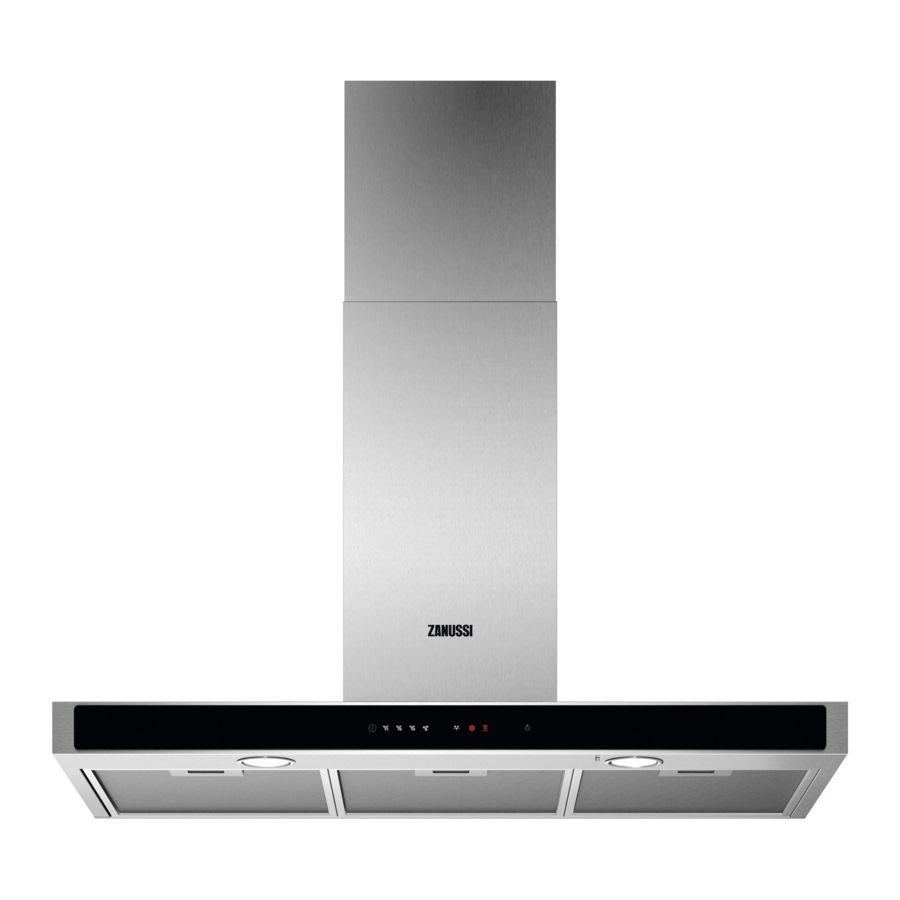 Zanussi ZFT919Y - Chimney Hood Manual