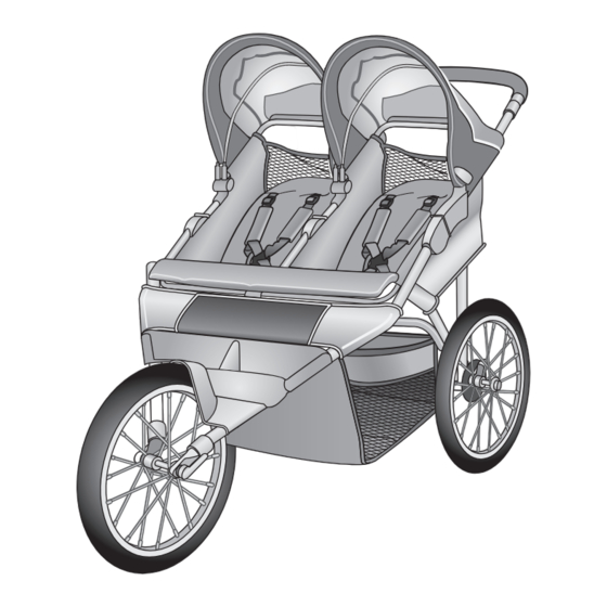 Schwinn Double Seat Fixed WheelJogging Stroller User Manual