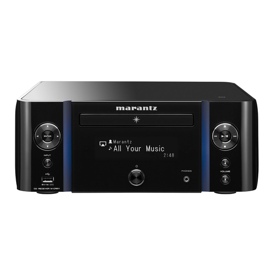 Marantz M-CR611 Quick Setup Manual