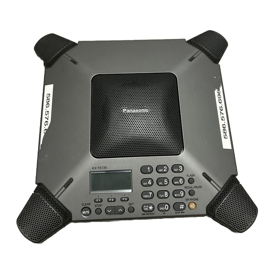 Panasonic KX-TS730 Operating Instructions Manual