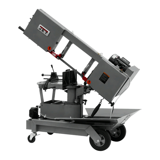 Jet HVBS-8-DMW Operating Instructions And Parts Manual