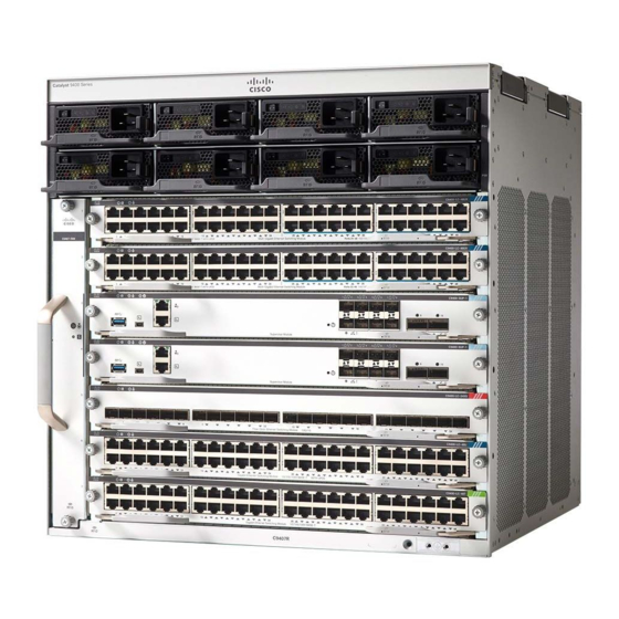 Cisco Catalyst 9404R Switch Manuals