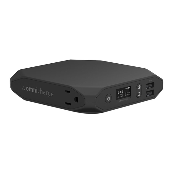 omnicharge Omni 20+ Quick Start Manual