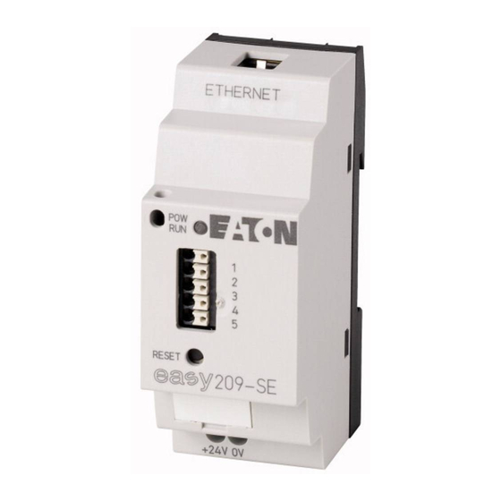 Eaton EASY209-SE Instruction Leaflet