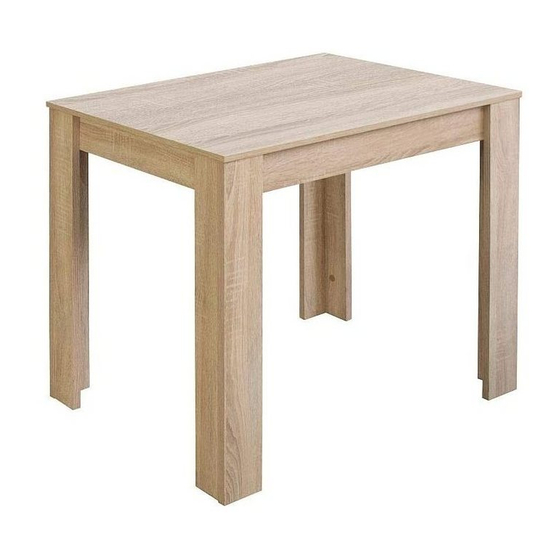 Mäusbacher Tresentisch 80 Assembly Instructions