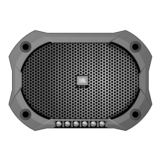 JBL GTO505C Owner's Manual