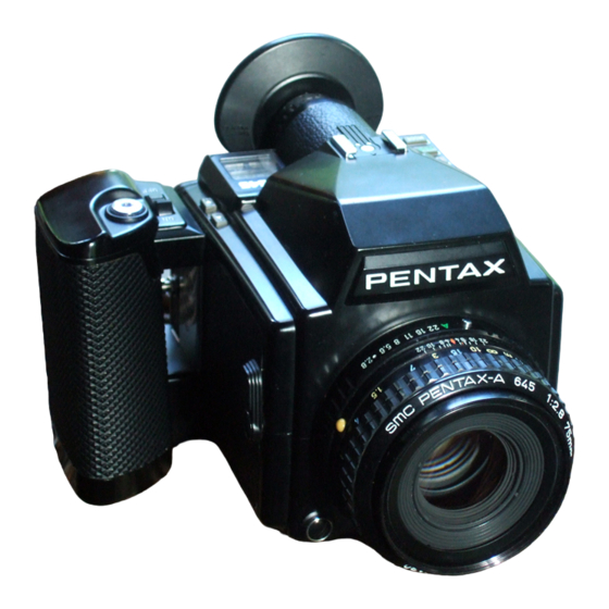 Pentax 645 Operating Manual