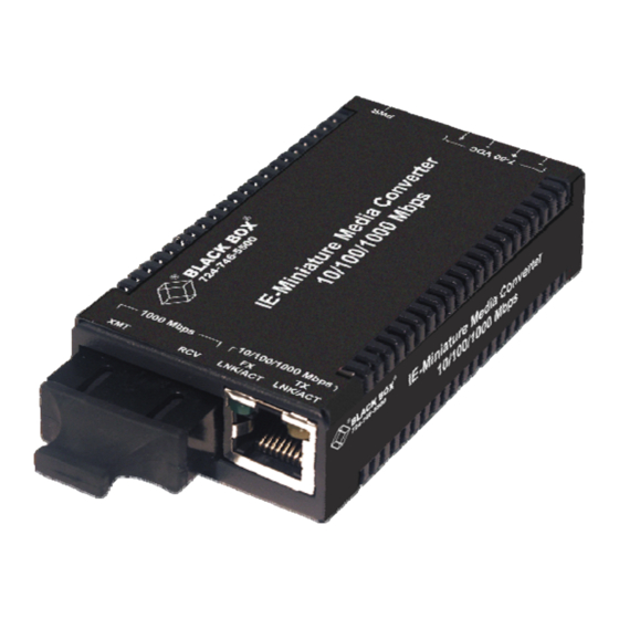 Black Box LGC322A-R4 Manual