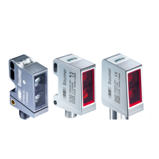 Baumer OT500 Series Manual