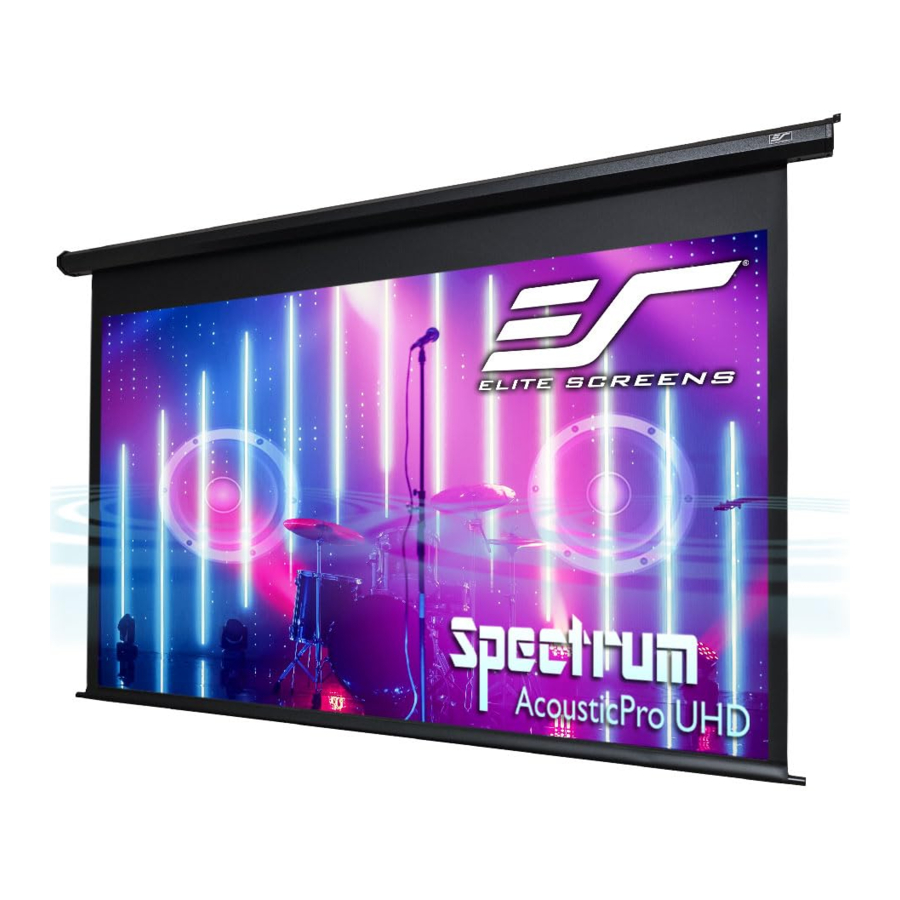 Elite Screens Spectrum Series Manual