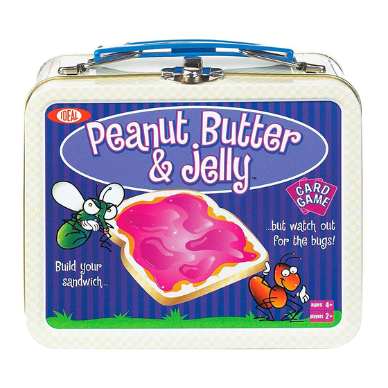 Fundex Games Peanut Butter & Jelly Card Game User Instructions