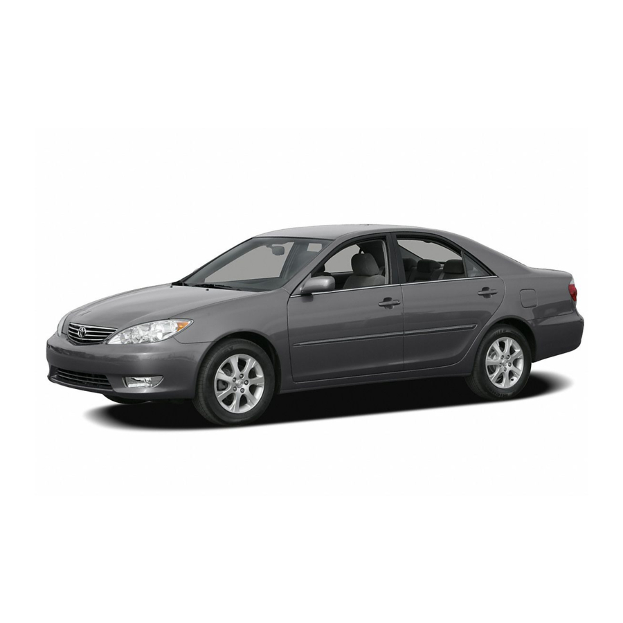 Toyota Camry 2006 Operating Manual