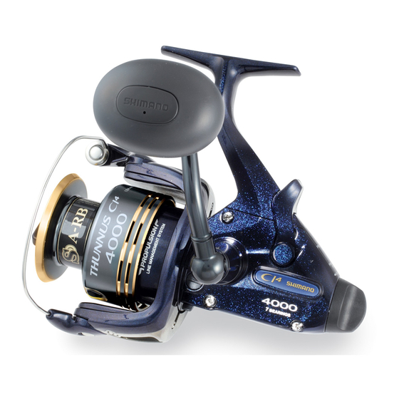 Shimano thunnus series Instruction Manual