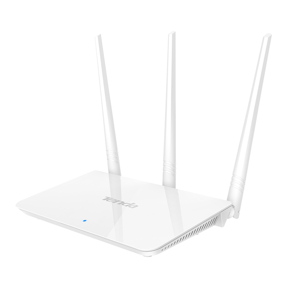 Tenda F3 User Manual