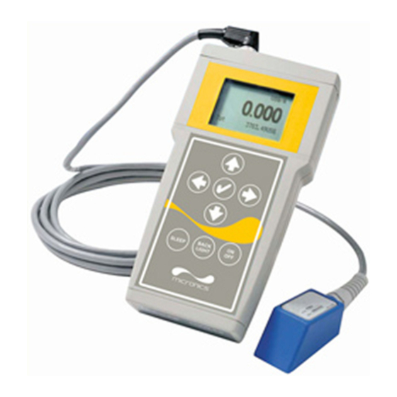 Micronics PF D550 Installation & Operation Instructions