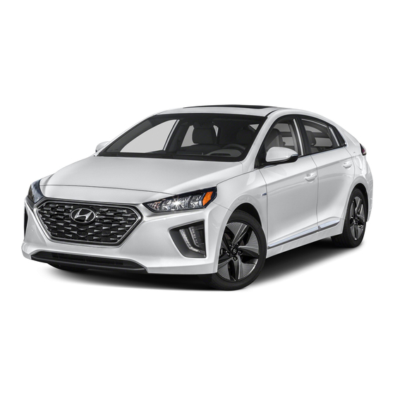 Hyundai Ioniq Hybrid 2020 Owner's Manual