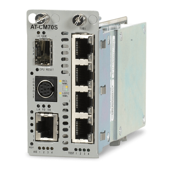 Allied Telesis AT-CM70S Specifications