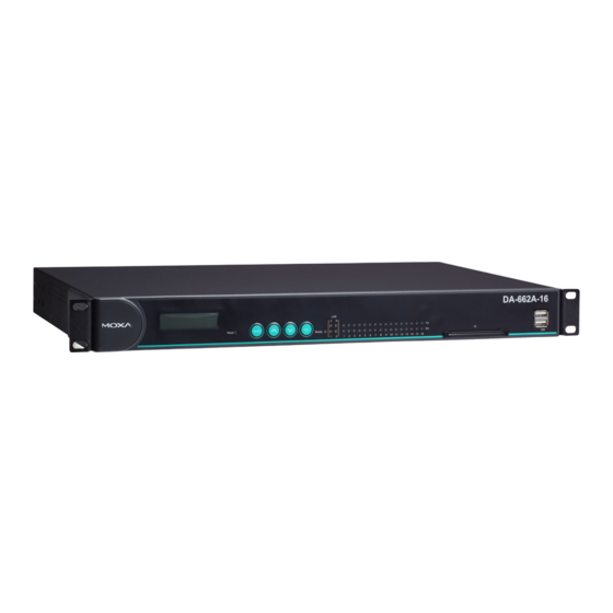 Moxa Technologies DA-660A Series User Manual