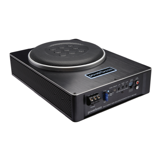 PowerBass STA-8 Owner's Manual