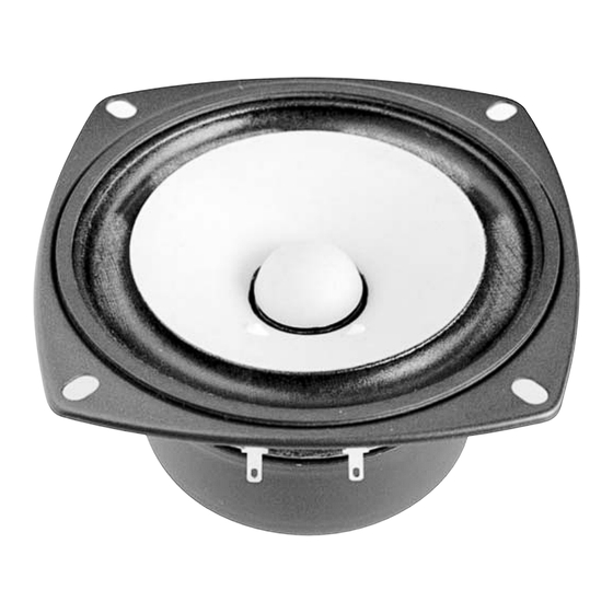 Fostex FE107E Specifications