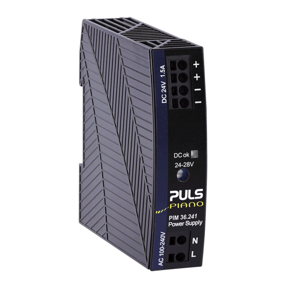 Puls PIANO PIM36.241 Manual
