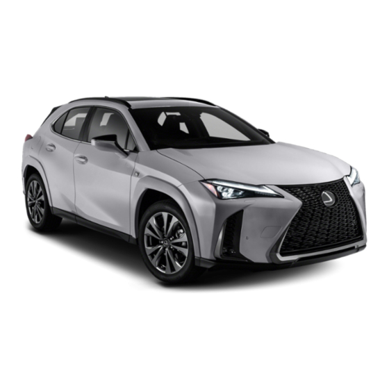 Lexus UX 250h 2023 Owner's Manual, Quick Manual
