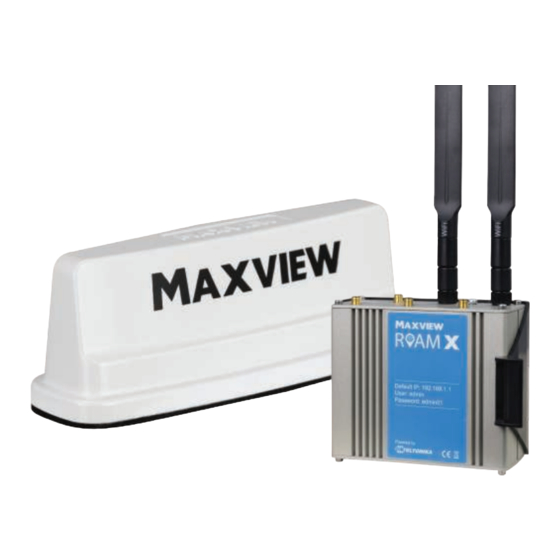 Maxview Roam X Campervan Installation & User's Instructions