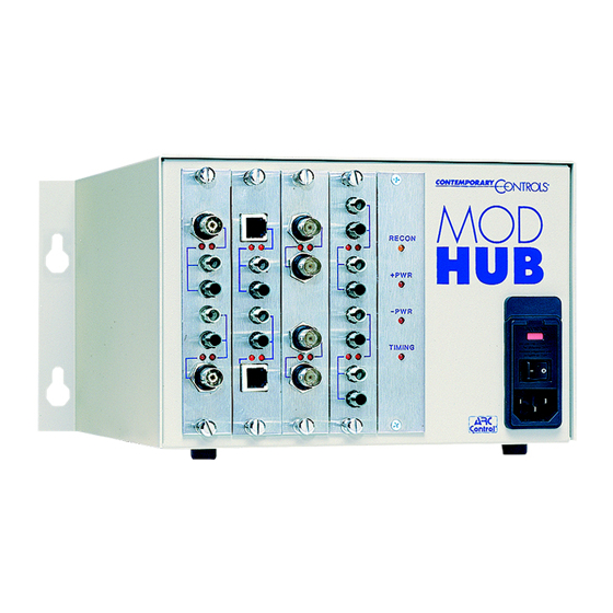 Contemporary Controls MOD HUB series Installation Instructions Manual