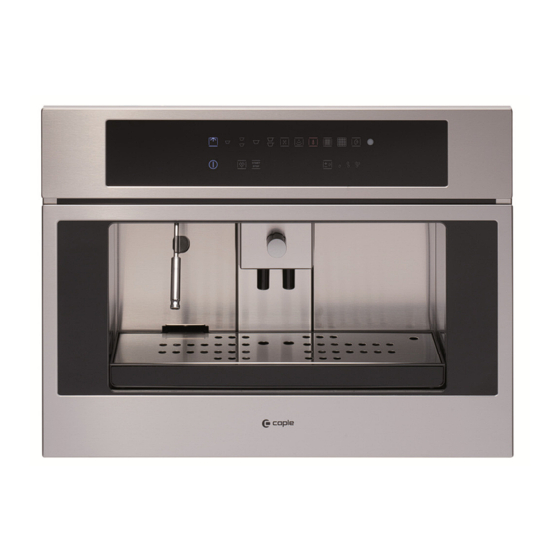 Caple CM470SS Instruction Manual