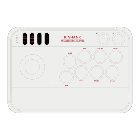 Kinhank SUPER CONSOLE ARCADE X3 Instruction Manual