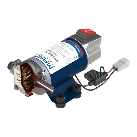 Marco UP3/OIL-R 12V Instructions For Use Manual