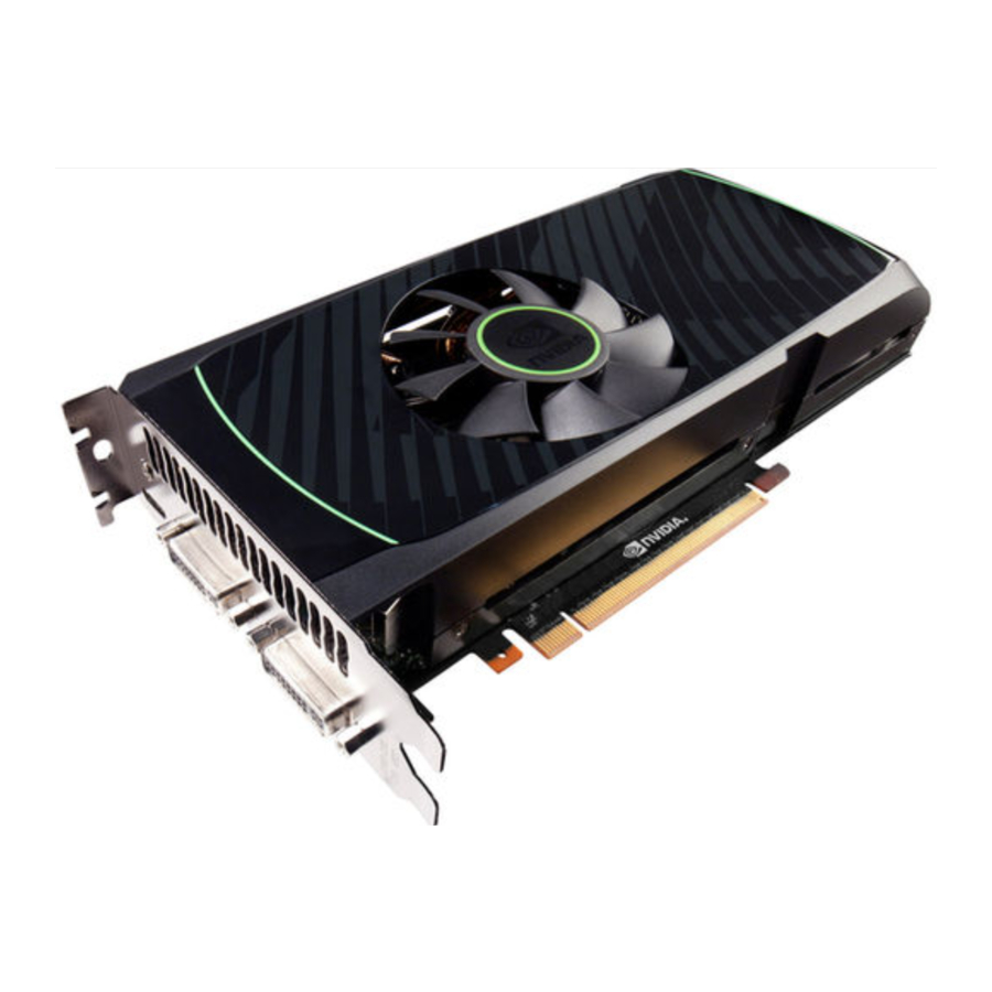 NVIDIA GeForce GTX 560 Ti - Graphics Card Manual