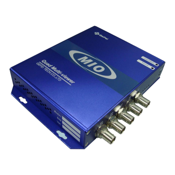 Gefei MIO MVS - 4 HD User Manual