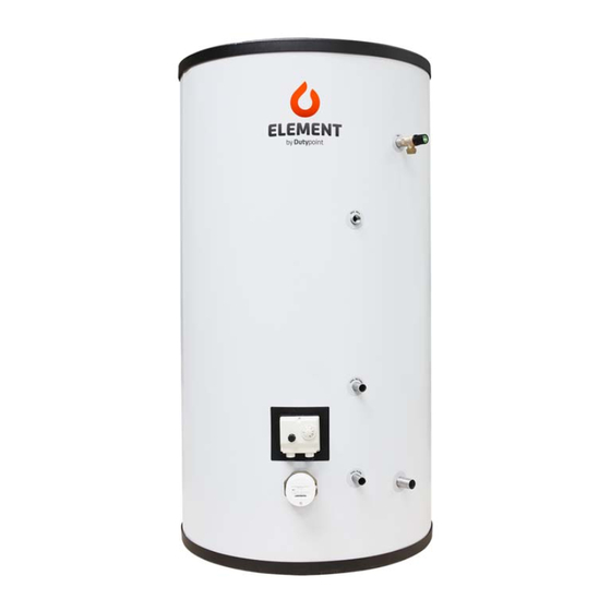 User Manuals: Dutypoint EUHPC08060V Hot Water Cylinder