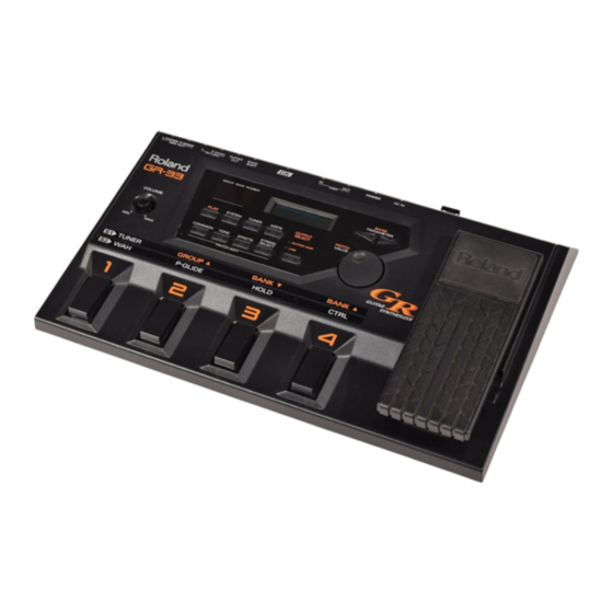 Roland GR-33 Turbostart