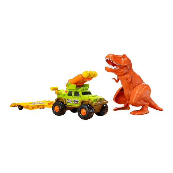Mattel MATCHBOX ON A MISSION DINO TRAPPER TRAILER Instructions