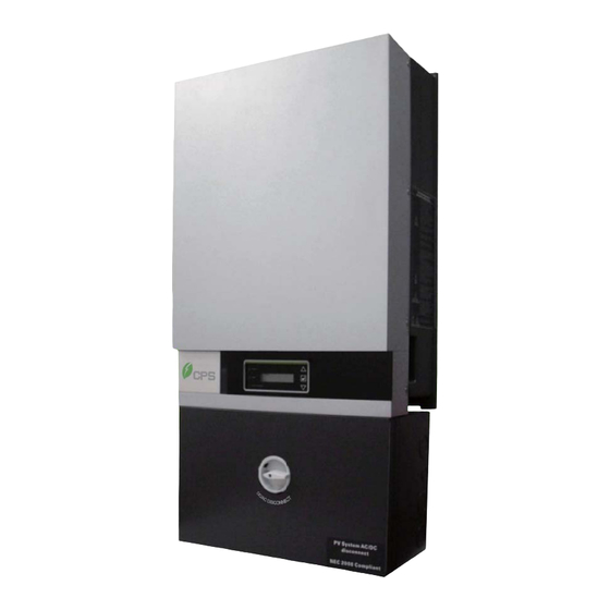 Chint Power CPS SCE4 Installation And Operation Manual