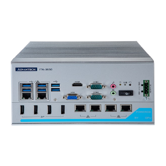 Advantech ITA-3650G Series User Manual