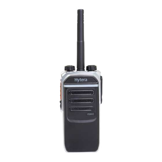 Hytera PD602i Owner's Manual