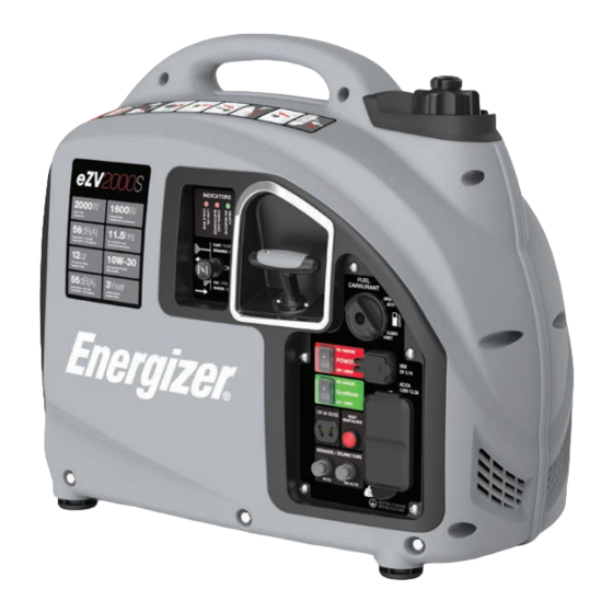 Energizer eZV2000S User Manual