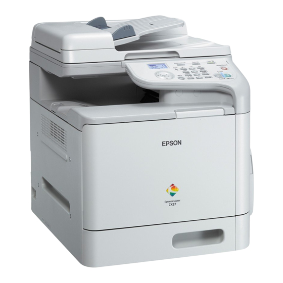 Epson AcuLaser CX37DN Series Reference Manual