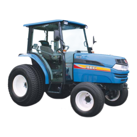 Iseki TG5395 Operation Manual