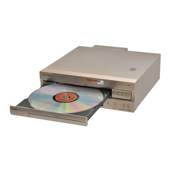 Pioneer DVL-909 Service Manual