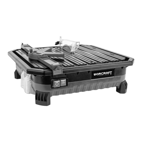 Worcraft CTS-S20Li Instruction Manual