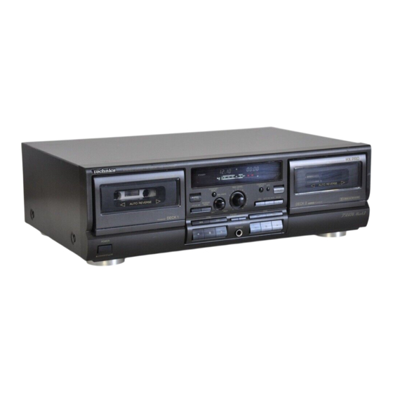 Technics RS-TR474 Service Manual