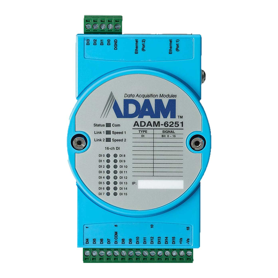 Advantech ADAM-6251 Startup Manual